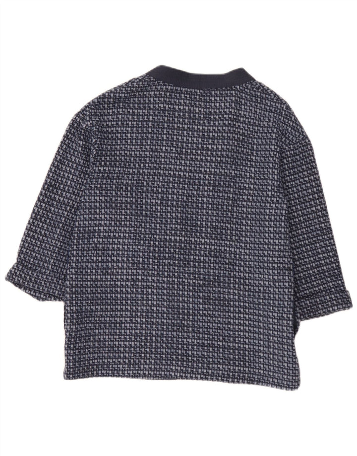 Marks & Spencer dame cardigantrøje med 3/4 ærmer UK 10 Small Blue