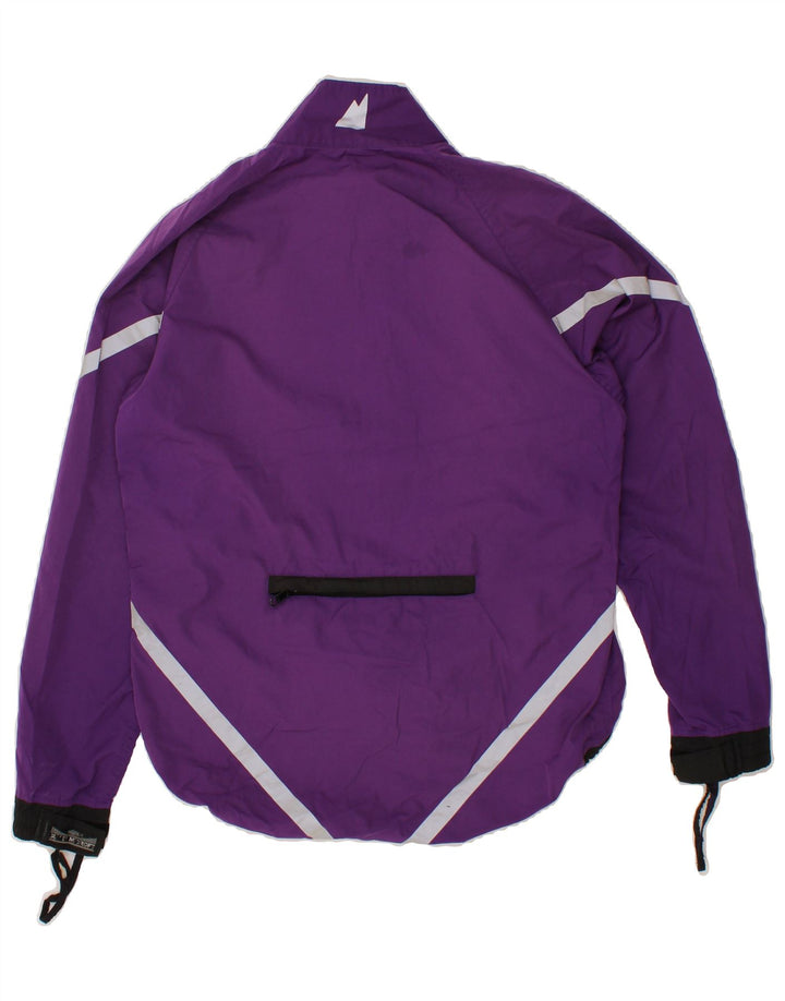 VINTAGE Womens Rain Jacket UK 18 XL Purple Colourblock Polyester Vintage Vintage and Second-Hand Vintage from Messina Hembry 