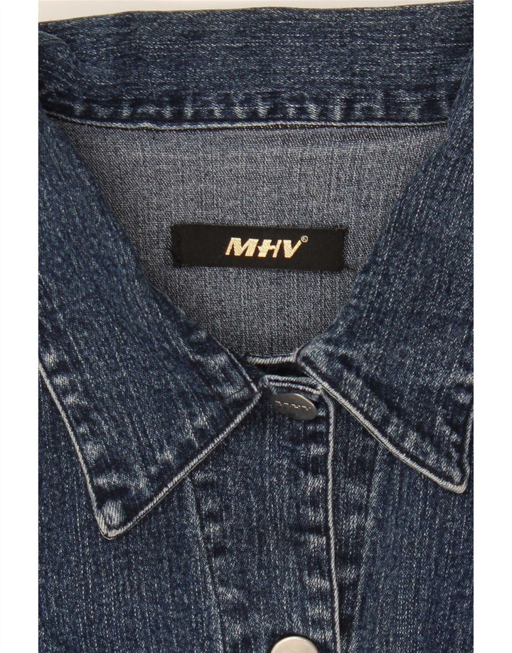 Vintage denimjakke til kvinder UK 14 Medium Blue