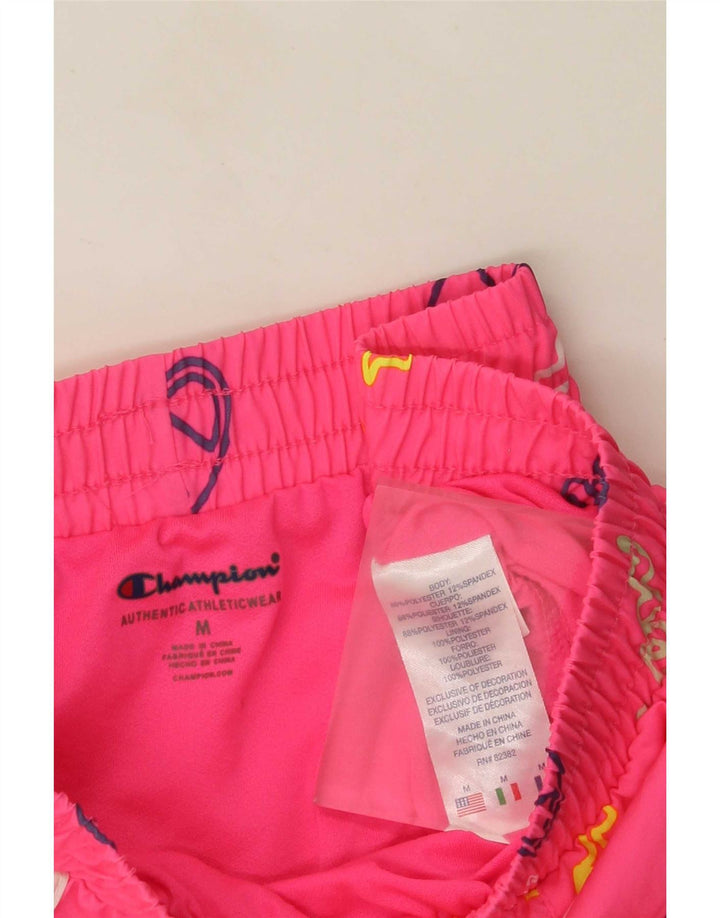 Champion piger grafiske sportsshorts 9-10 år Medium Pink Polyester