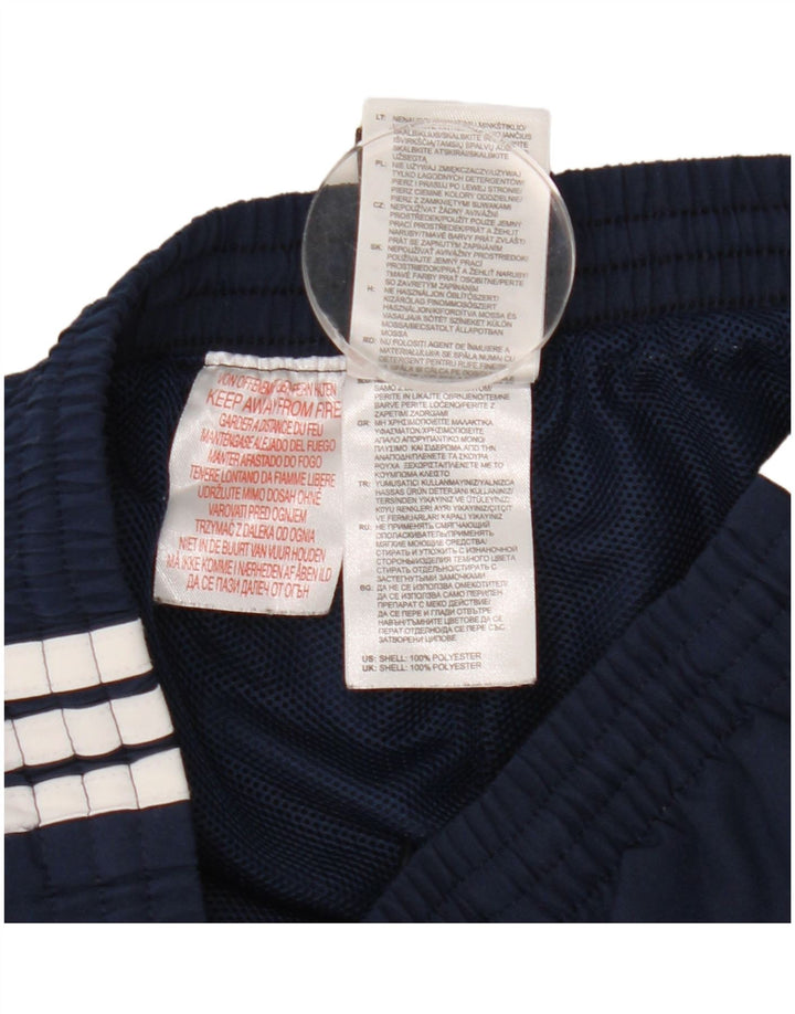 Adidas Træningsdragtsbukser til drenge 9-10 år Marineblå polyester