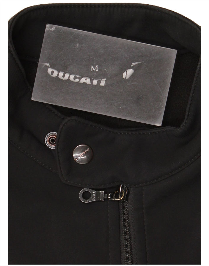 Ducati Herre grafisk racerjakke UK 38 Medium Sort Colourblock