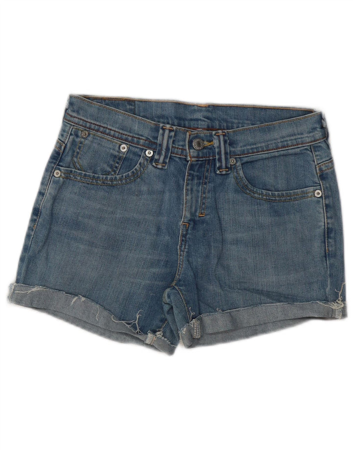 LEVI'S denimshorts til kvinder W28 Mellemblå bomuld