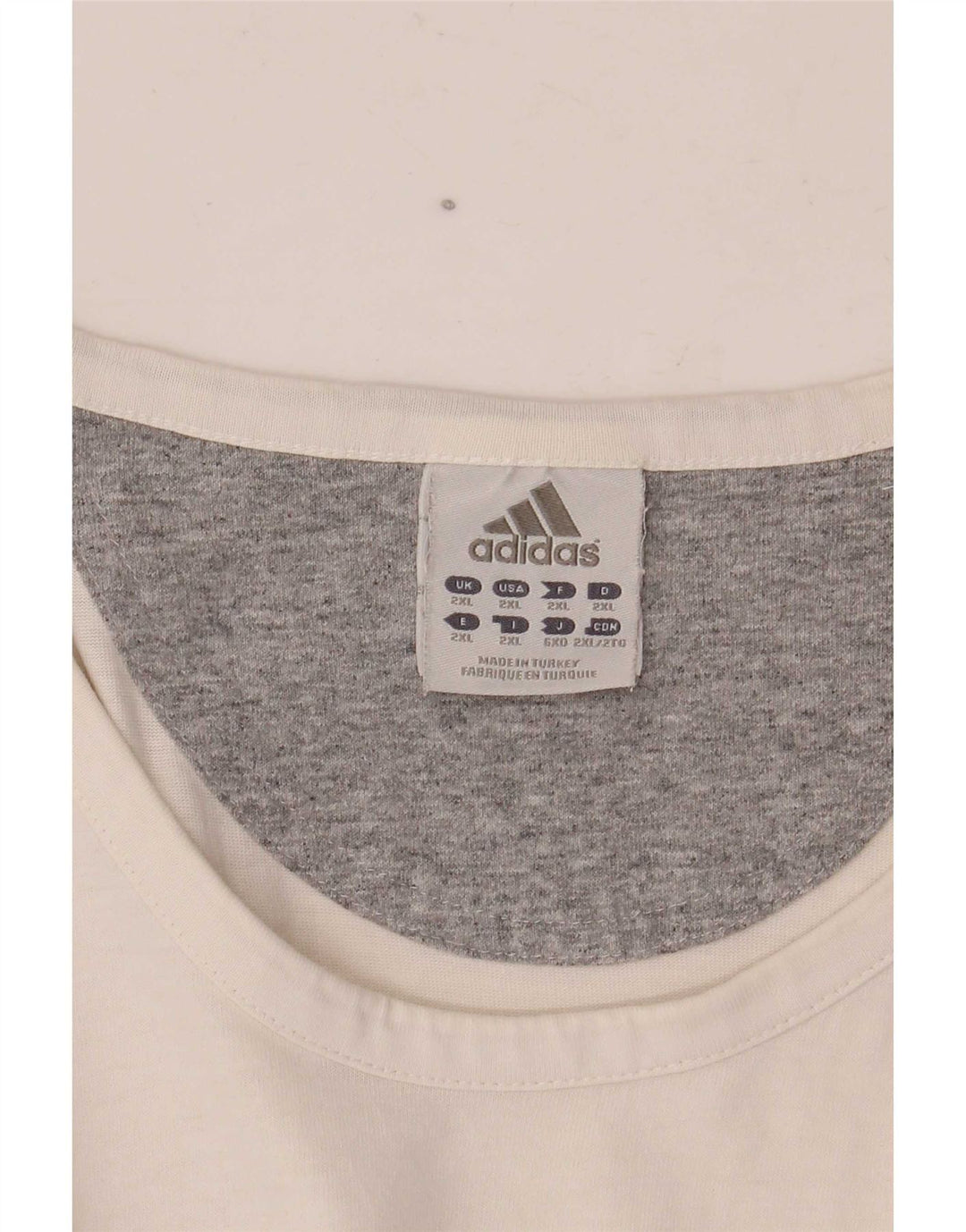 Adidas Herrevest Top 2XL Hvid