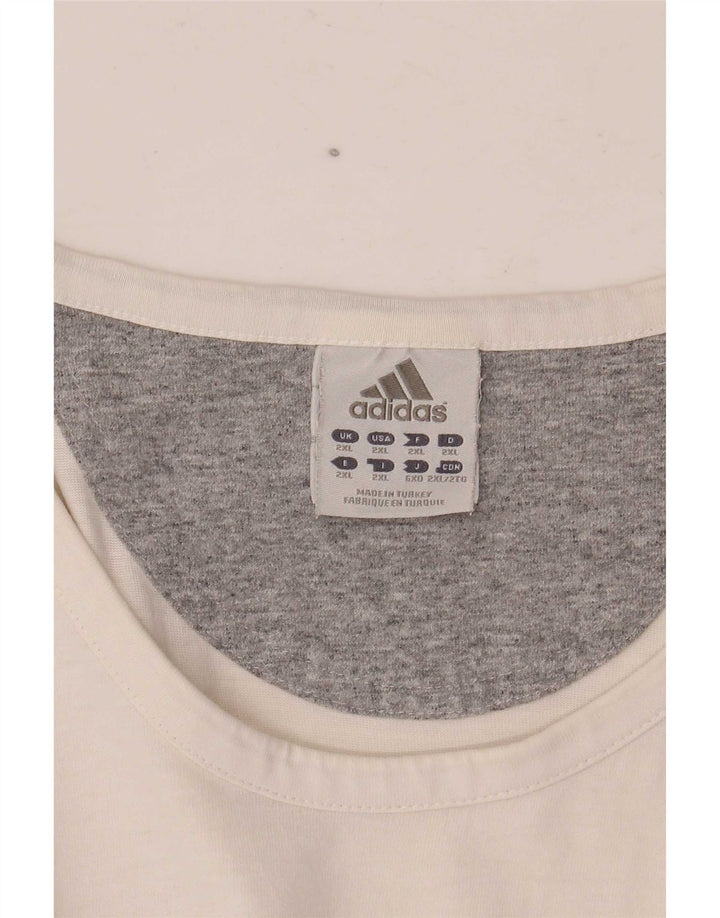 Adidas Herrevest Top 2XL Hvid