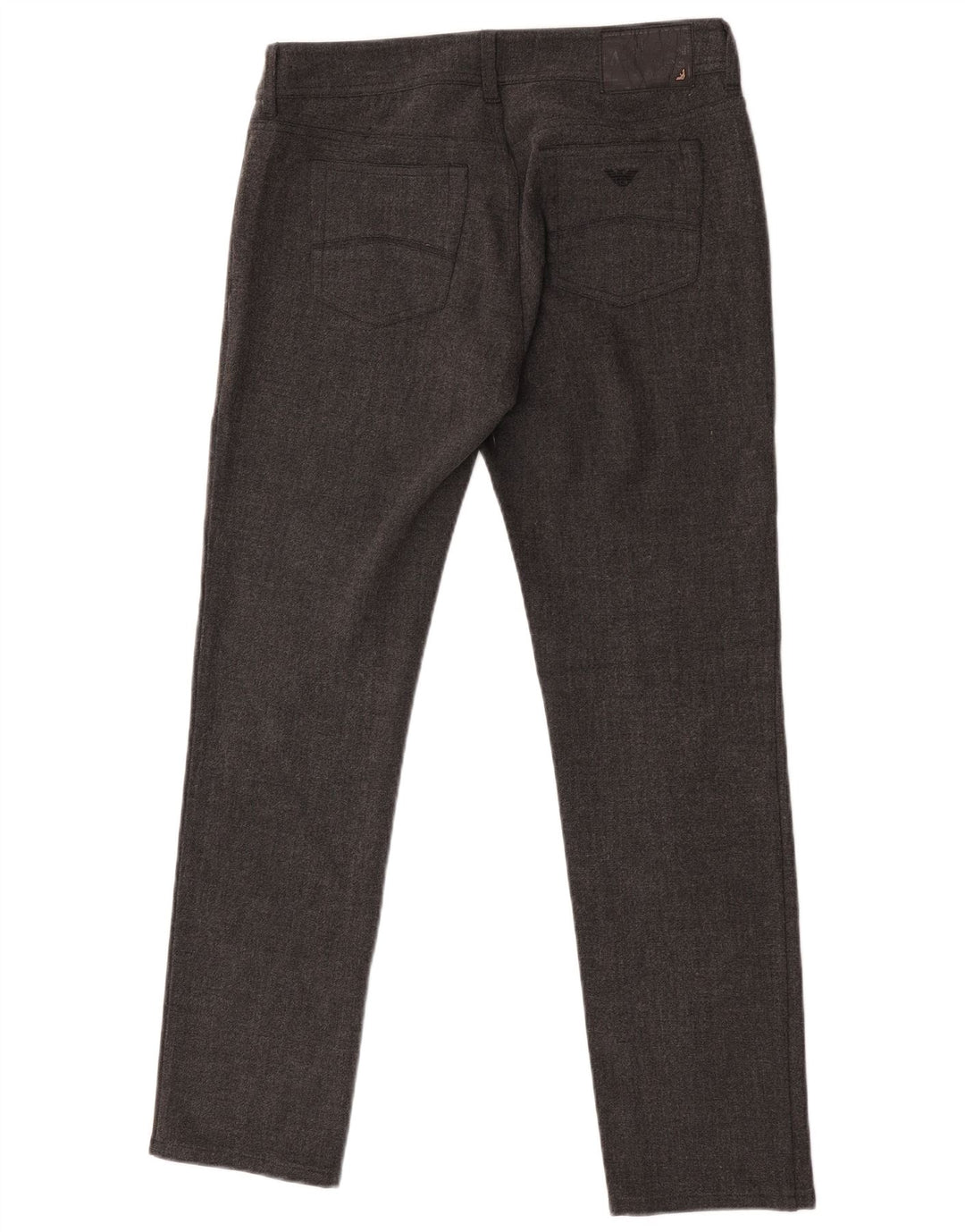 Armani Herre Slim Fit Casual Bukser W28 L29 Grå Polyester