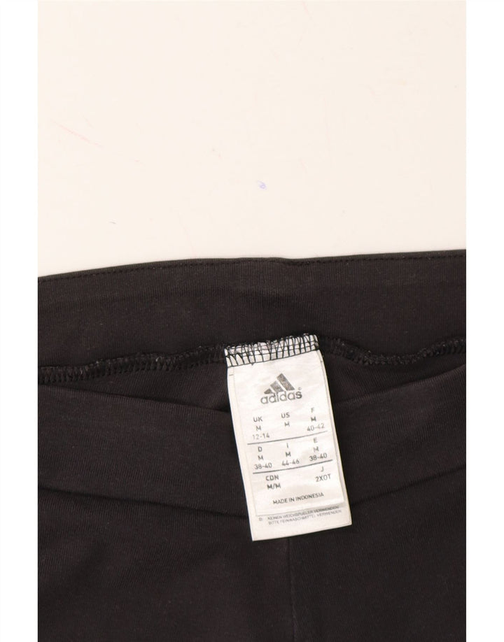 ADIDAS Womens Tracksuit Trousers Joggers UK 12/14 Medium  Black Vintage Adidas and Second-Hand Adidas from Messina Hembry 
