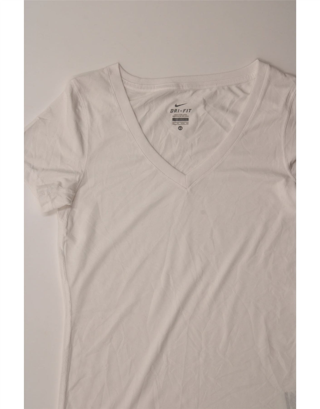 NIKE Mens Dri Fit T-Shirt Top XS White Polyester Vintage Nike and Second-Hand Nike from Messina Hembry 