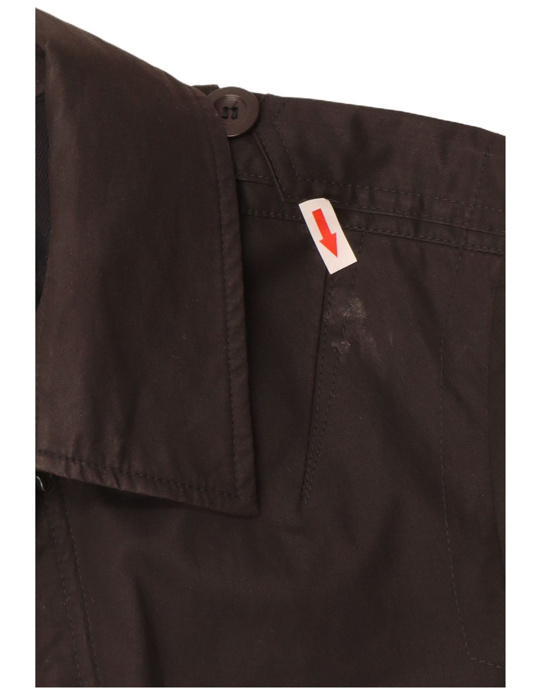 REISS Overfrakke til mænd UK 36 Lille sort bomuld