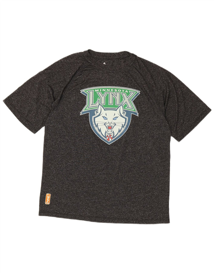 ADIDAS Mens Minnesota Graphic T-Shirt Top Small Grey Flecked Polyester