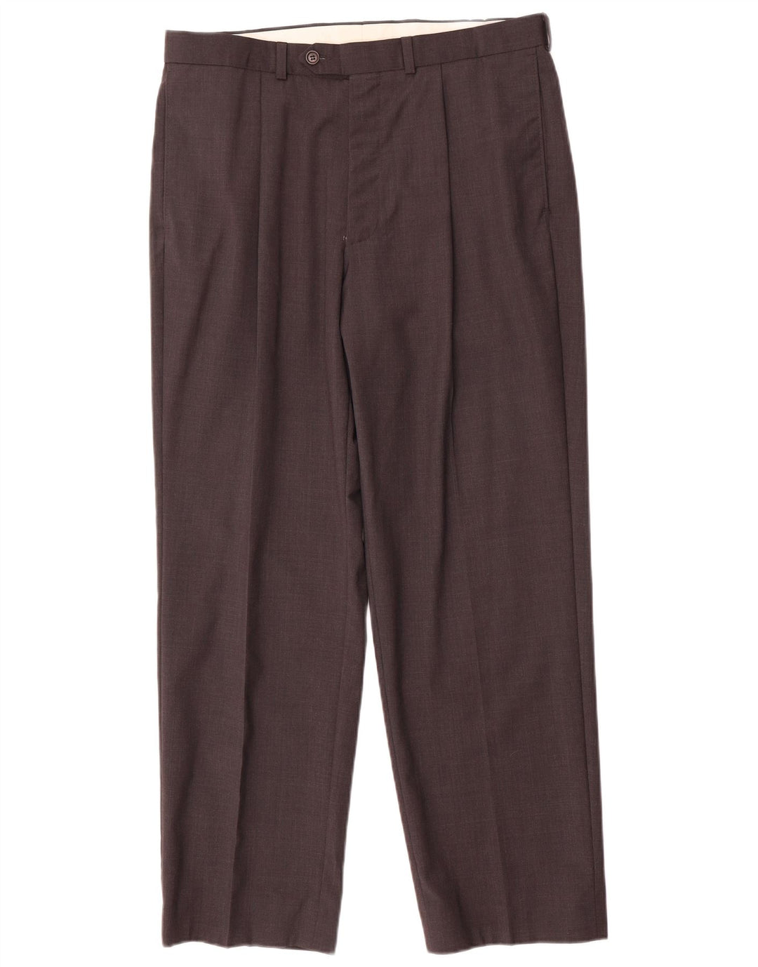 Marks & Spencer Herre Pegged Suit Bukser W34 L29 Grå Uld
