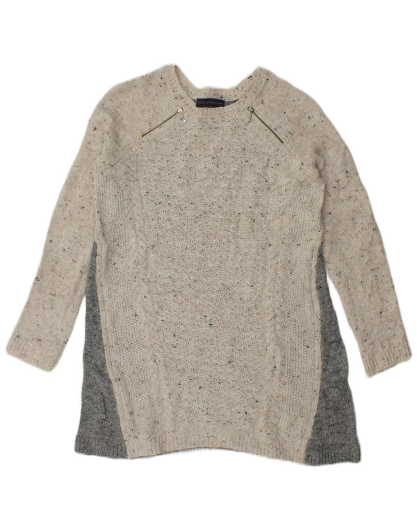 Marks & Spencer Dame sweater med rund hals DK 10 Small Grey Flecked
