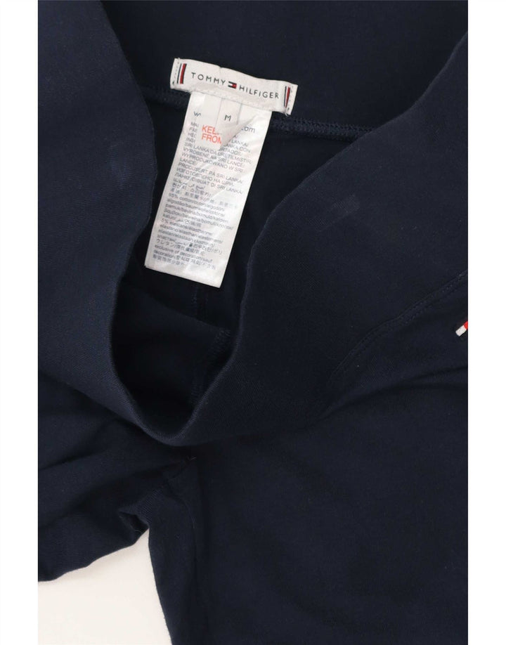 Tommy Hilfiger Grafiske Leggings til kvinder UK 12 Mellem marineblå bomuld