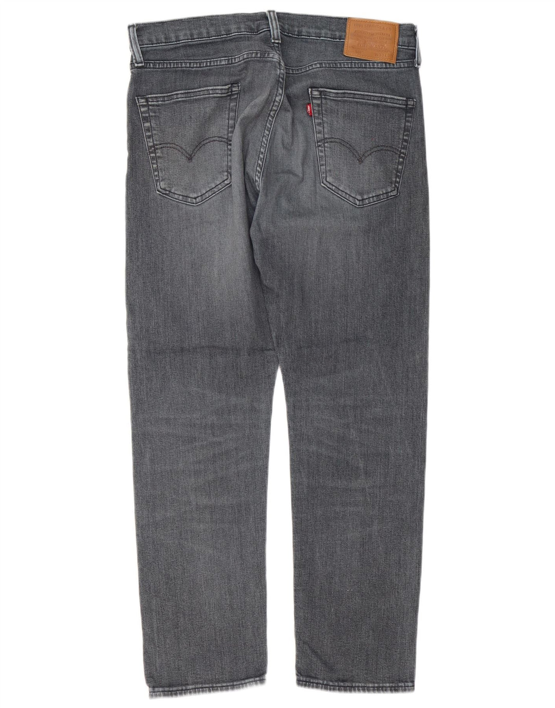Levi's Herre 502 tilspidsede jeans W33 L30 Grå bomuld