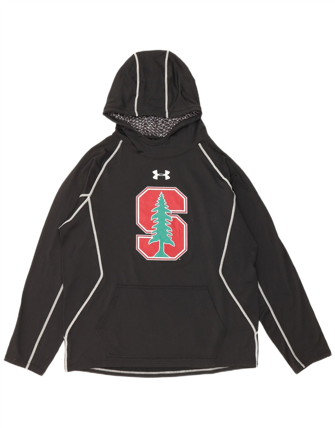 Under Armour Grafisk hættetrøje til mænd, stor sort