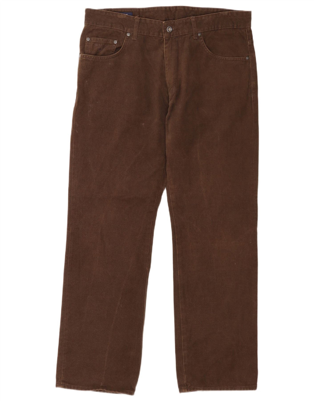Gant Herre Regular Casual Bukser W36 L32 Brun Bomuld