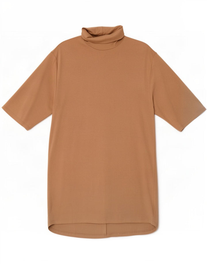 Zara Womens Shift Dress UK 16 Large Beige Bomuld