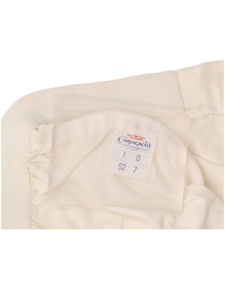 CAMPAGNOLO Herre Chino Shorts IT 52 XL W36 Hvid Polyester