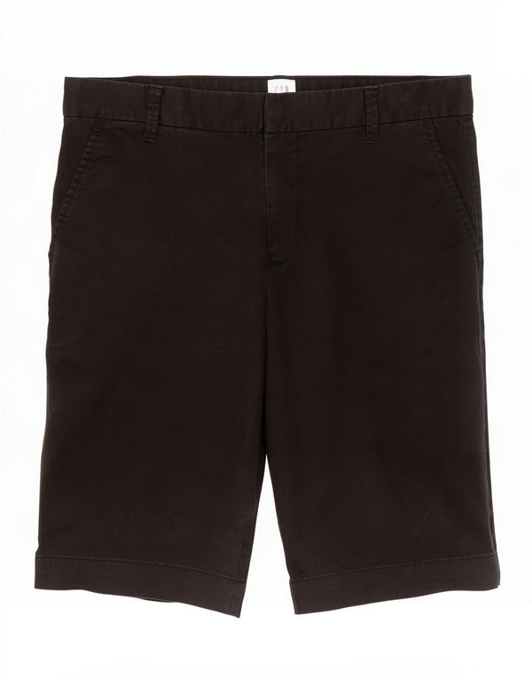 Gap Bermuda-shorts til kvinder US 8 Medium W34 Sort bomuld