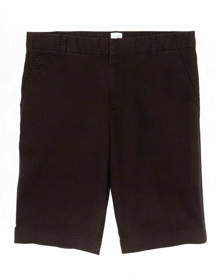 Gap Bermuda-shorts til kvinder US 8 Medium W34 Sort bomuld