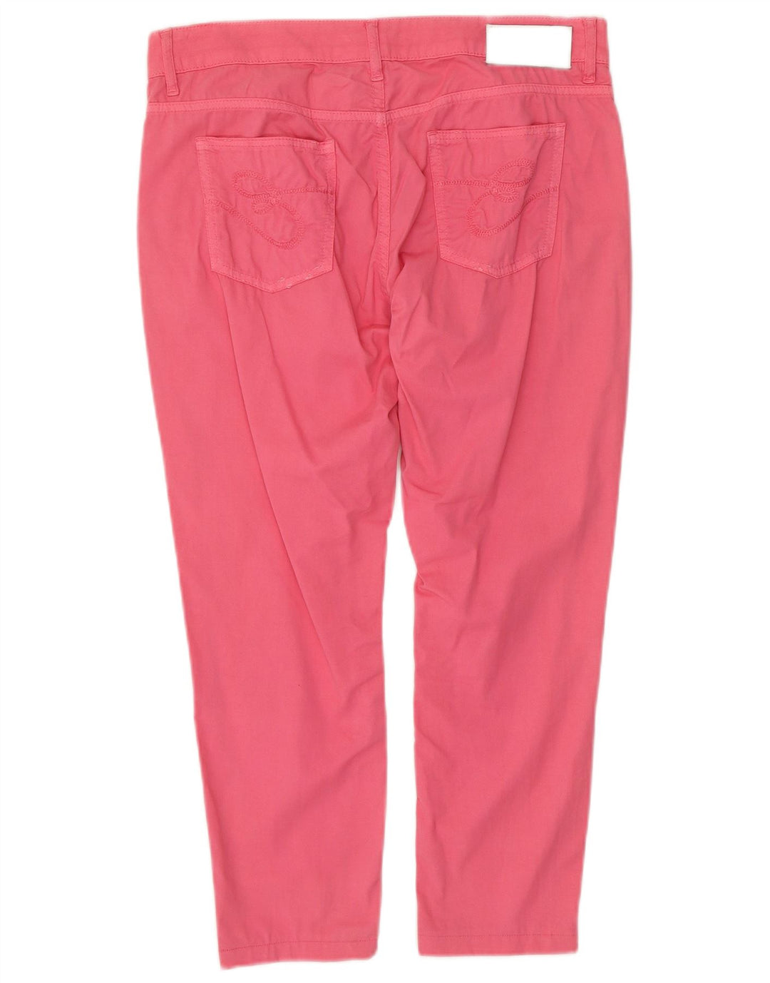 ESCADA Slim Cropped Bukser til kvinder EU 38 Medium W34 L24 Pink Bomuld