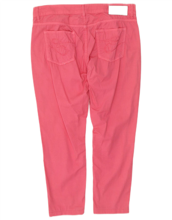 ESCADA Slim Cropped Bukser til kvinder EU 38 Medium W34 L24 Pink Bomuld