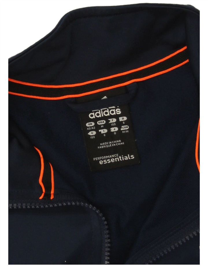 Adidas Herre Climalite Træningsdragt Topjakke UK 40/42 Medium Navy Blue