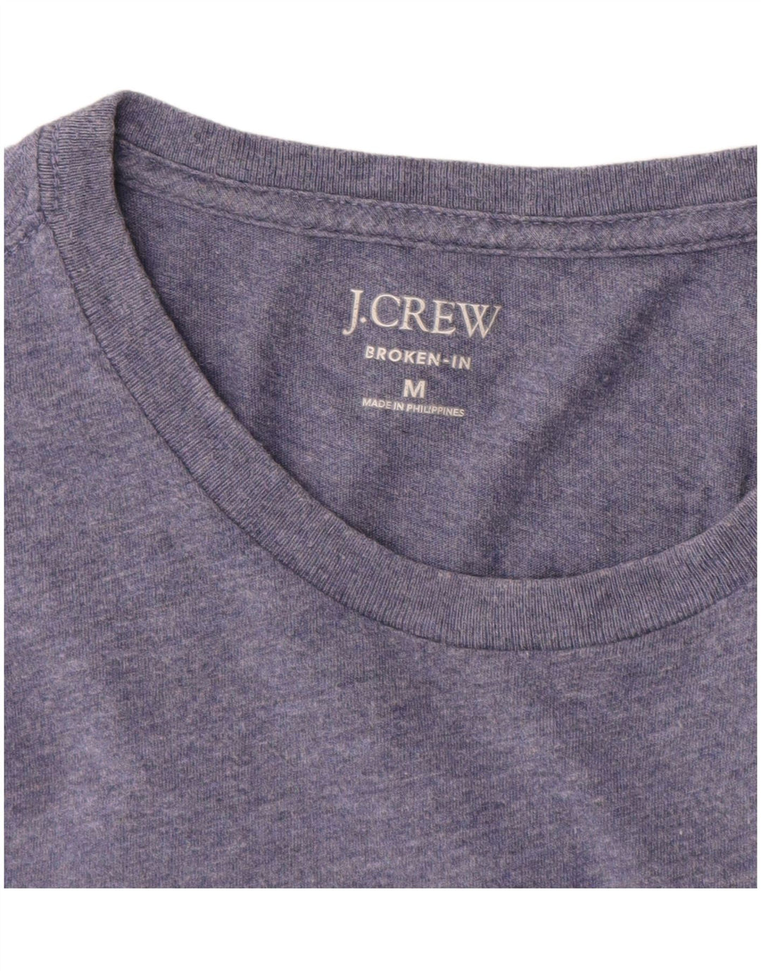 J. Crew Womens Broken In T-Shirt Top Medium Blue Flecked Bomuld