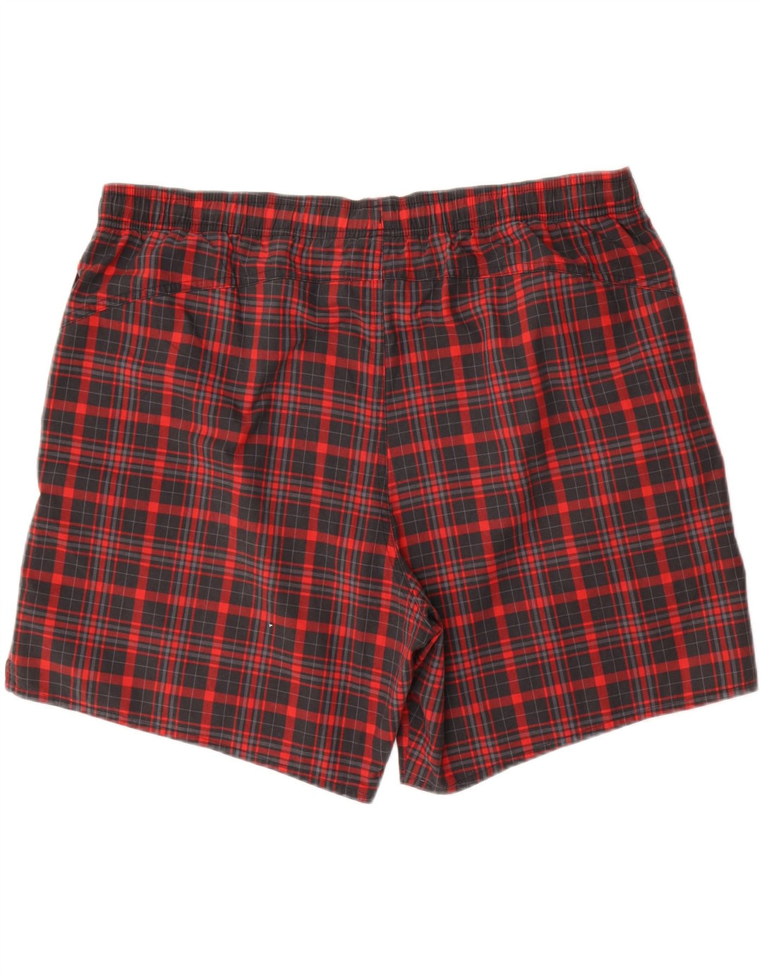 Adidas Badeshorts til mænd XL rødternet polyester