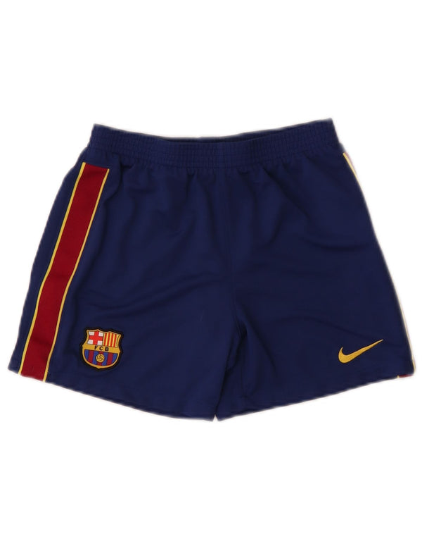 Nike Boys Barcelona sportsshorts 7-8 år XL Navy Blue Colourblock