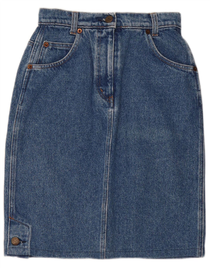 Valentino denimnederdel til kvinder W26 Lille blå bomuld
