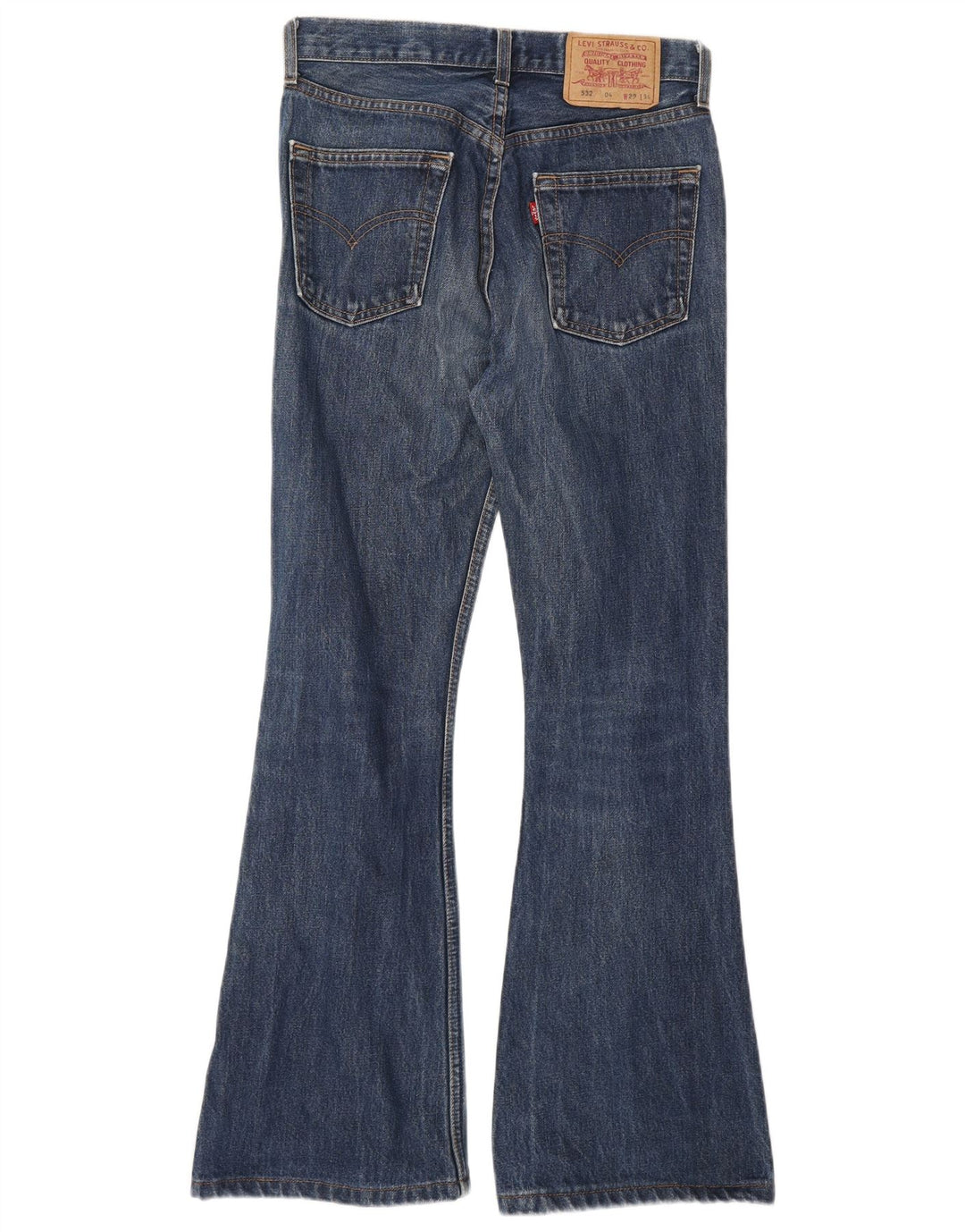 Levi's Dame 532 Flared Jeans W29 L30 Blå