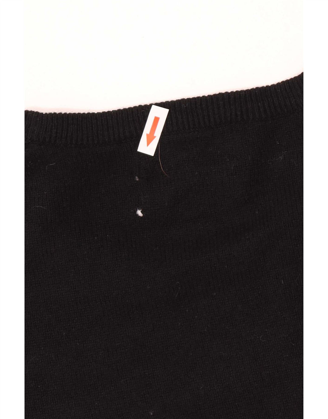 Marks & Spencer Herre Regular Fit Boat Neck Jumper Sweater Large Black Wool