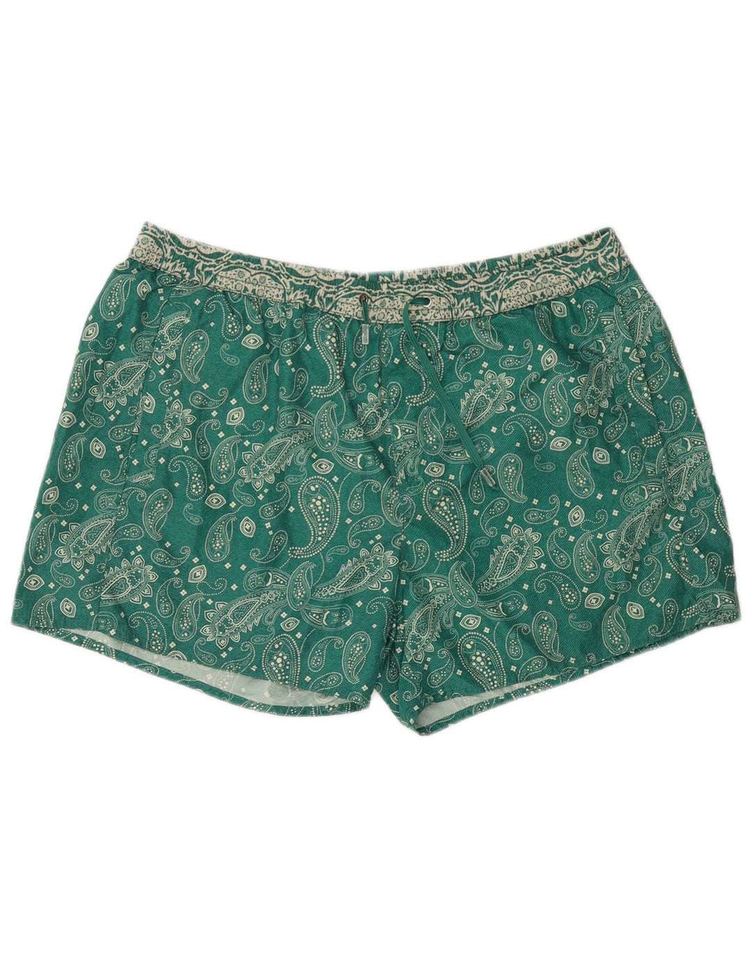 COAST Badeshorts til mænd Large Green Paisley