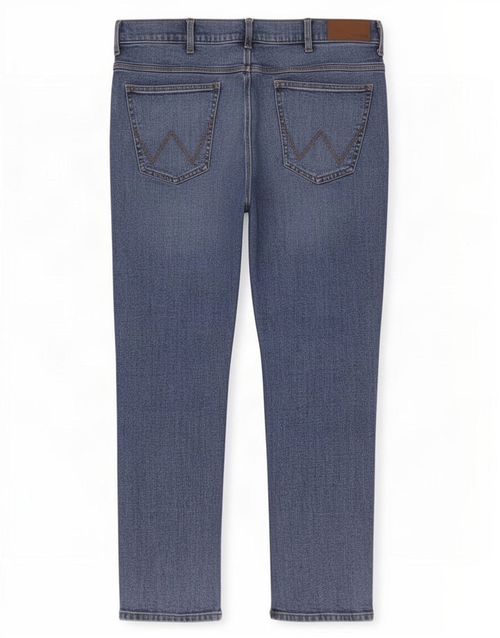 Wrangler Slim Jeans til mænd W36 L32 blå bomuld