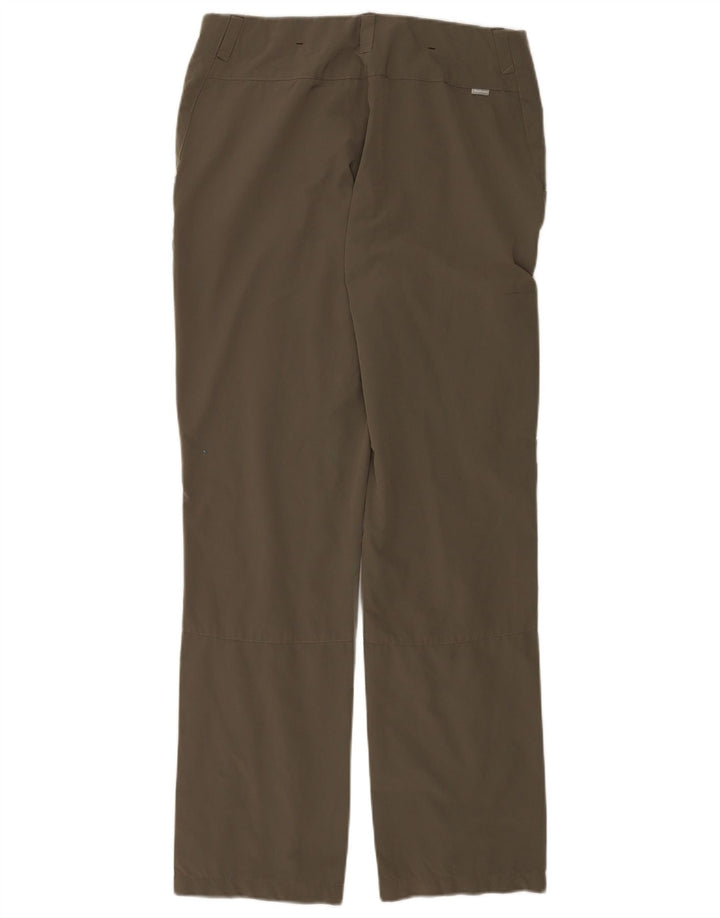 Rohan lige bukser til kvinder UK 12 Medium W30 L31 Khaki Polyamid