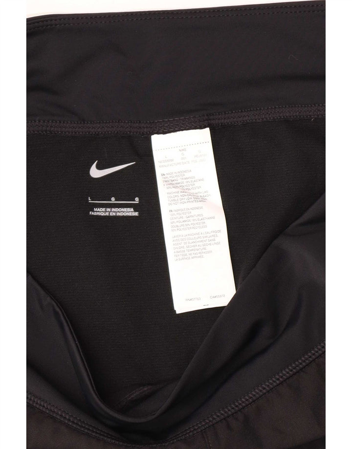 Nike sportsshorts til kvinder UK 16 Large Black Polyester