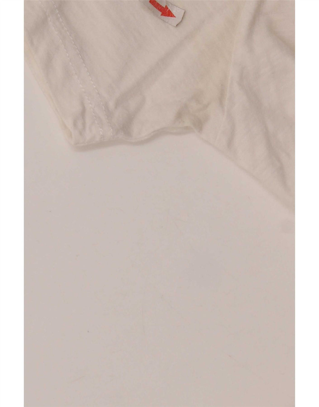 Tommy Hilfiger Herre grafisk T-shirt Top Medium Hvid Bomuld