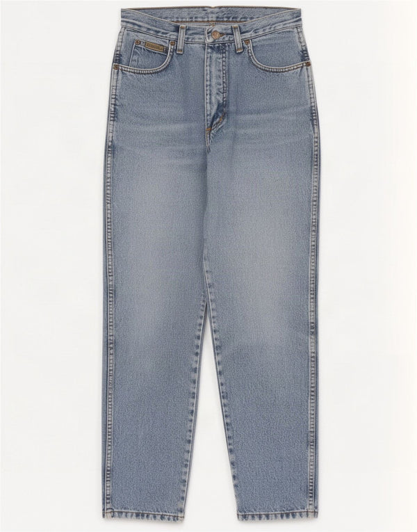 Wrangler Højtaljede koniske jeans til kvinder W30 L28 Blå