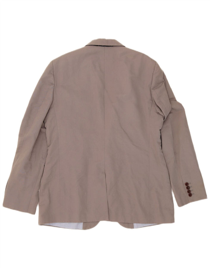Crew Clothing Herre 2-knaps blazerjakke UK 42 XL Grå Bomuld