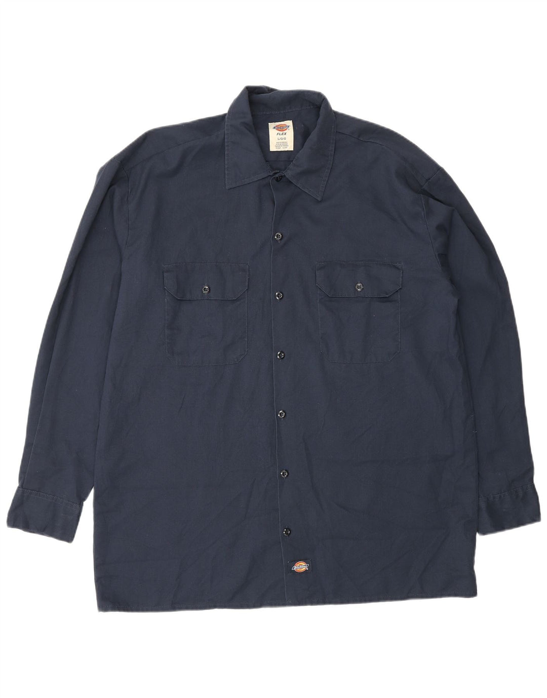Dickies herreskjorte stor marineblå polyester