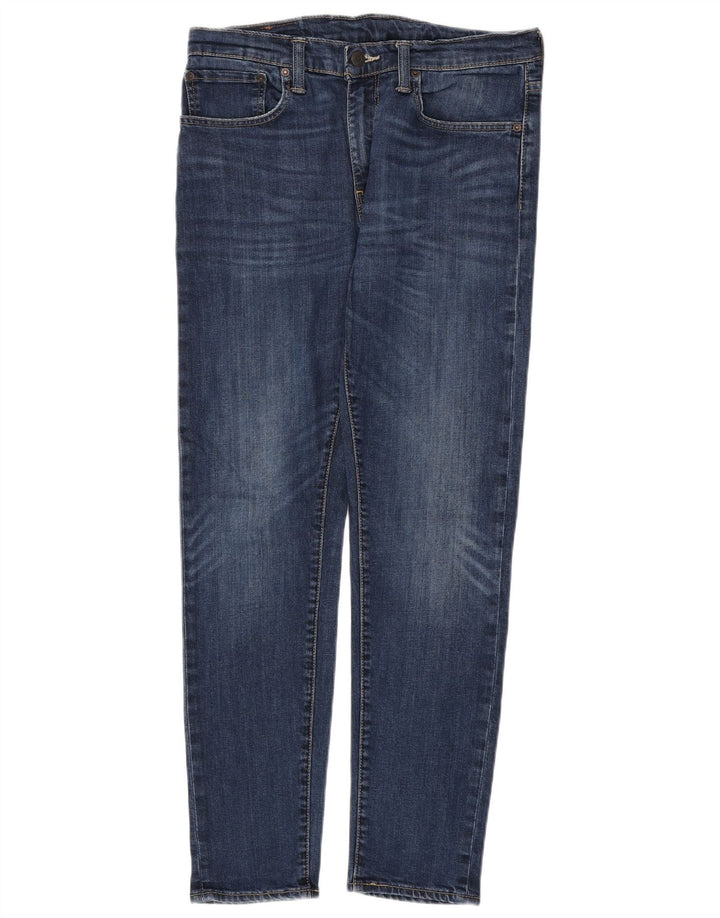 LEVI'S Herre 512 Tapered Slim Jeans W31 L32 Blå