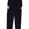 Kappa Boys Graphic Tracksuit Bukser 11-12 år Navy Blue Polyester