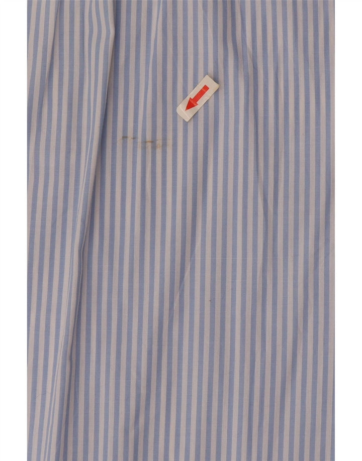 Zara Dame Oversized Tunikakjole UK 14 Medium Blue Pinstripe