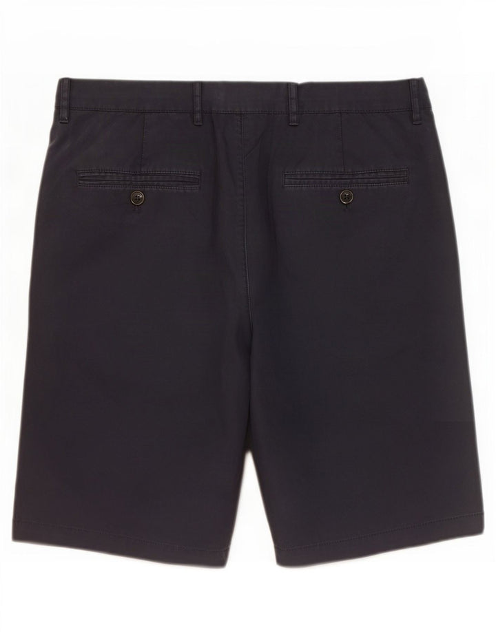 Marks & Spencer Herre Chino Shorts W32 Medium Marineblå Bomuld