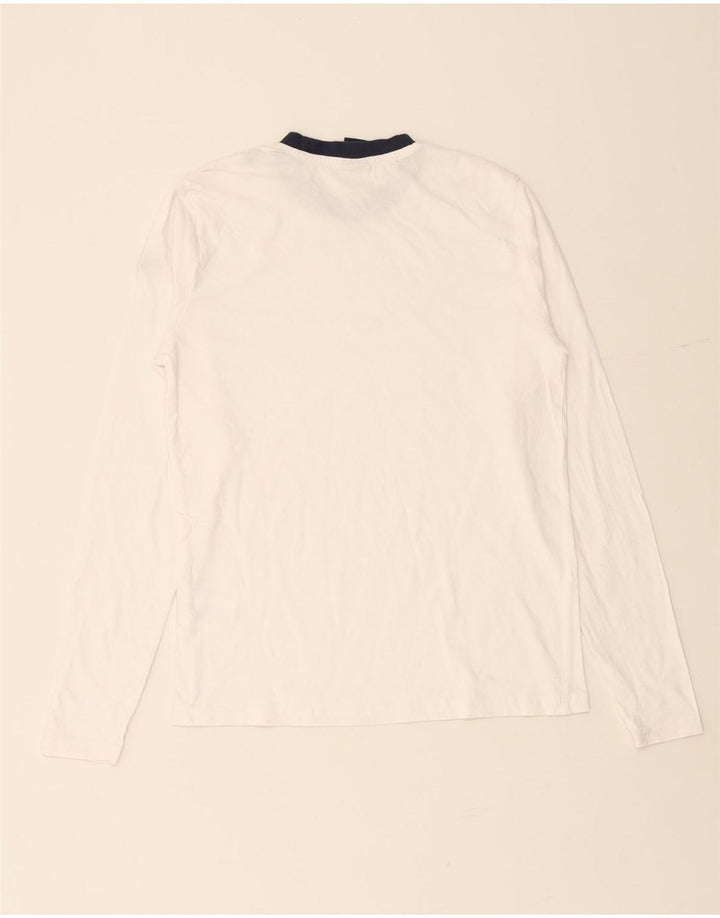 NORTH SAILS Herre Top Langærmet XS Hvid Bomuld