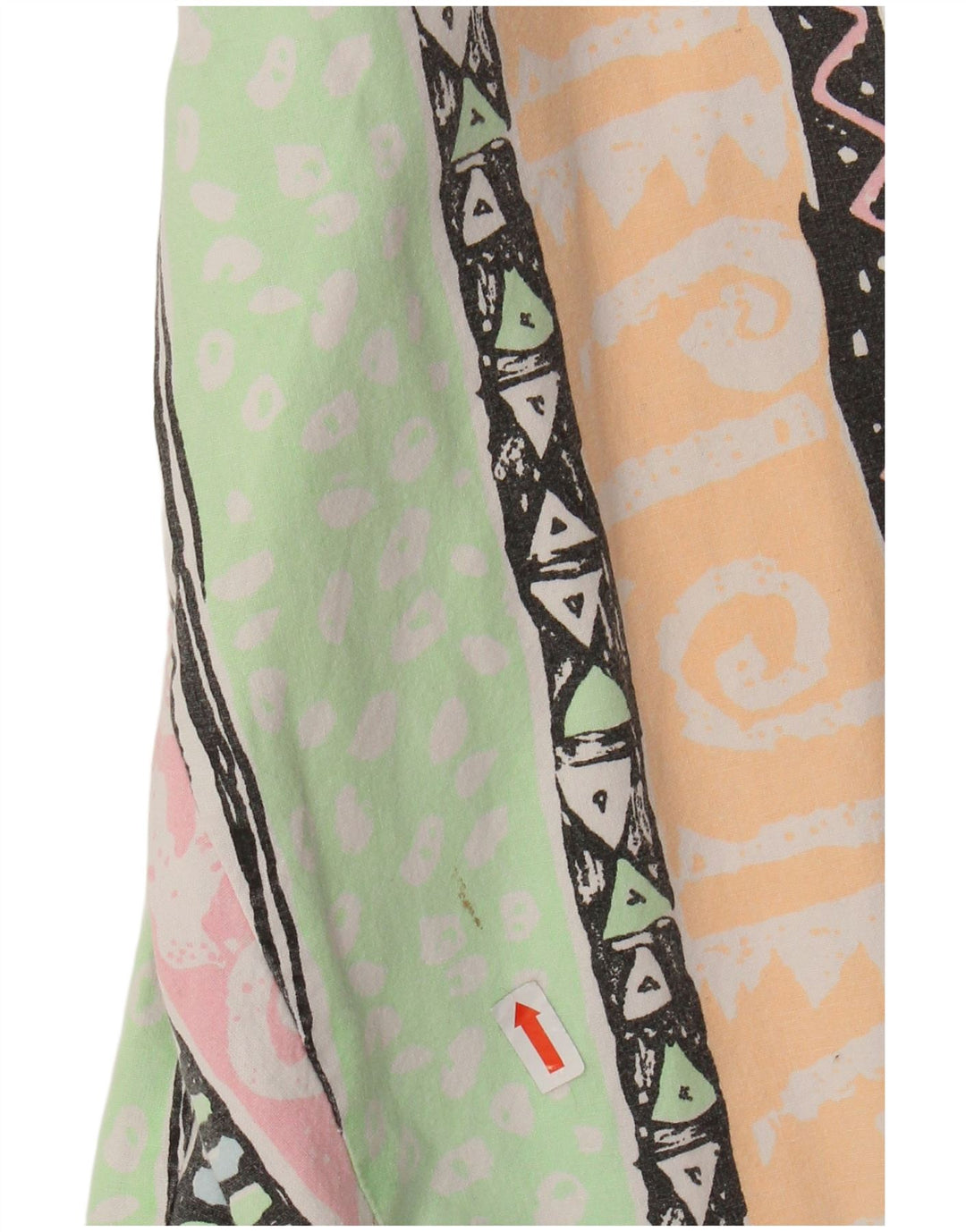 Blues kvinders højtaljede koniske bukser W34 L31 Flerfarvet geometrisk