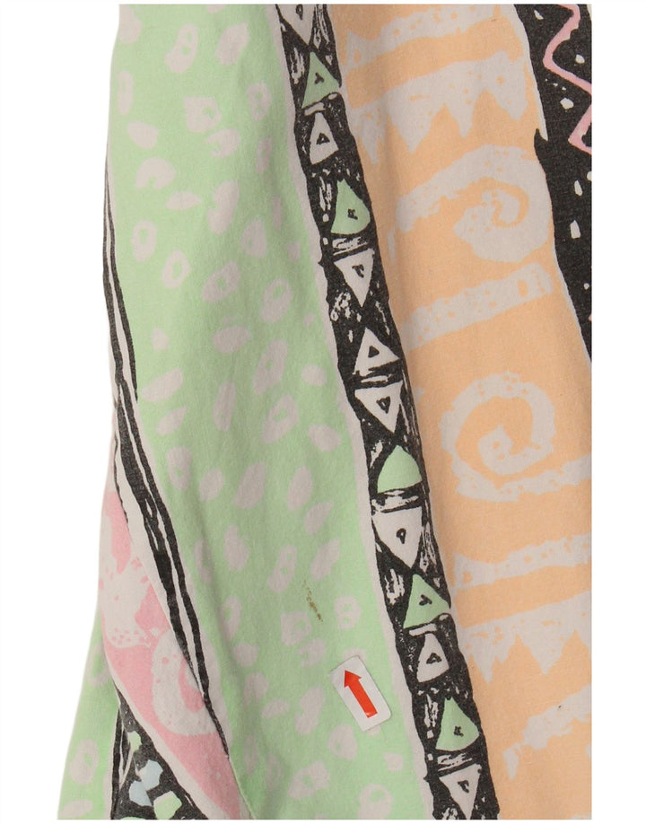 Blues kvinders højtaljede koniske bukser W34 L31 Flerfarvet geometrisk