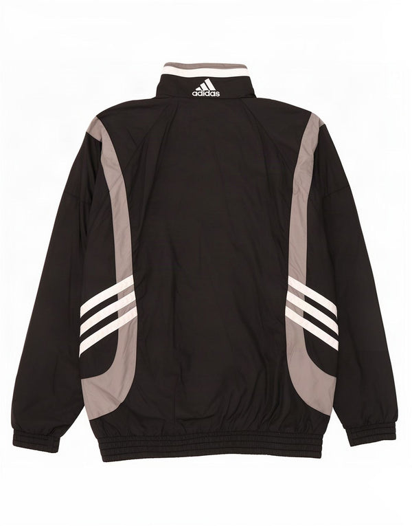 Adidas Træningsdragt til mænd Topjakke UK 38/40 Medium Sort Colourblock