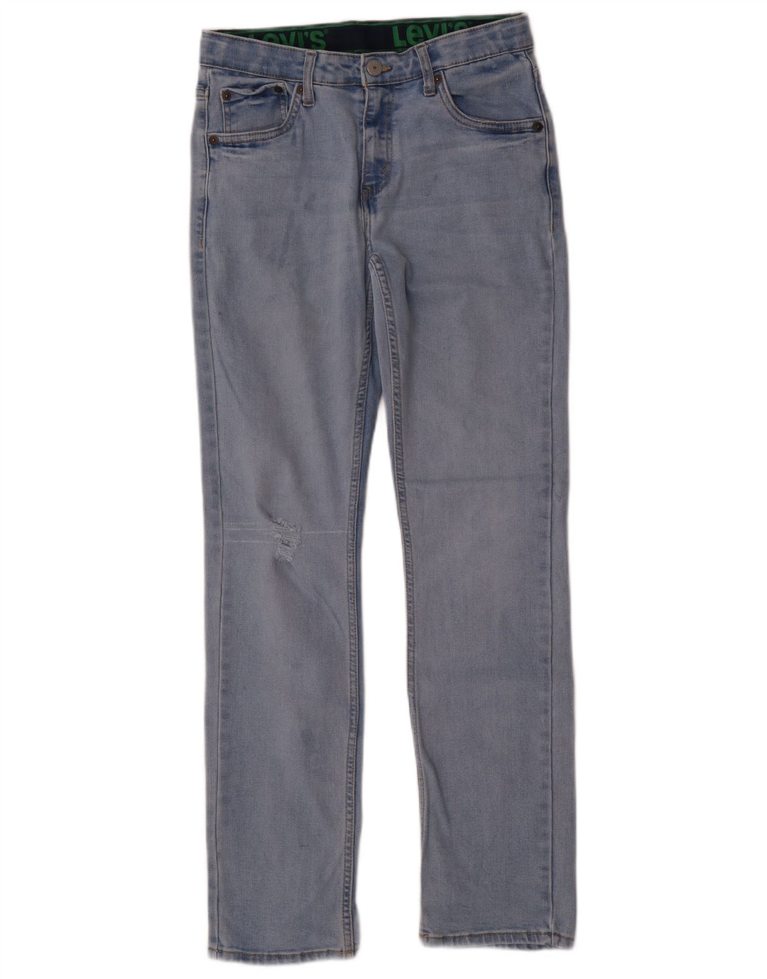 Levi's Boys 511 Distressed Slim Jeans 15-16 år W28 L30 Blue Cotton